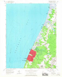 Rio Grande New Jersey Historical topographic map, 1:24000 scale, 7.5 X 7.5 Minute, Year 1956