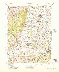 Rocky Hill New Jersey Historical topographic map, 1:31680 scale, 7.5 X 7.5 Minute, Year 1943