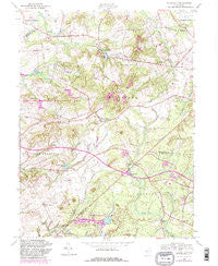 Roosevelt New Jersey Historical topographic map, 1:24000 scale, 7.5 X 7.5 Minute, Year 1957