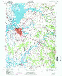 Salem New Jersey Historical topographic map, 1:24000 scale, 7.5 X 7.5 Minute, Year 1948