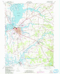 Salem New Jersey Historical topographic map, 1:24000 scale, 7.5 X 7.5 Minute, Year 1948