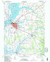 Salem New Jersey Historical topographic map, 1:24000 scale, 7.5 X 7.5 Minute, Year 1948