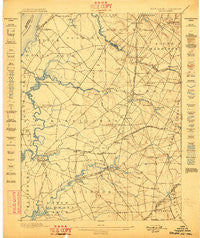Salem New Jersey Historical topographic map, 1:62500 scale, 15 X 15 Minute, Year 1898