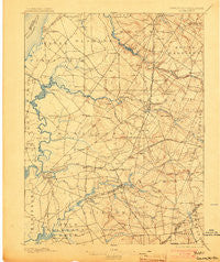 Salem New Jersey Historical topographic map, 1:62500 scale, 15 X 15 Minute, Year 1898