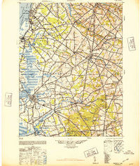 Salem New Jersey Historical topographic map, 1:62500 scale, 15 X 15 Minute, Year 1948