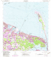 Sandy Hook New Jersey Historical topographic map, 1:24000 scale, 7.5 X 7.5 Minute, Year 1954