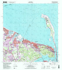 Sandy Hook New Jersey Historical topographic map, 1:24000 scale, 7.5 X 7.5 Minute, Year 1998