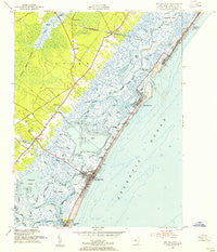 Sea Isle City New Jersey Historical topographic map, 1:24000 scale, 7.5 X 7.5 Minute, Year 1952