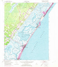 Sea Isle City New Jersey Historical topographic map, 1:24000 scale, 7.5 X 7.5 Minute, Year 1952