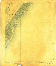 Sea Isle New Jersey Historical topographic map, 1:62500 scale, 15 X 15 Minute, Year 1888