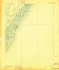 Sea Isle New Jersey Historical topographic map, 1:62500 scale, 15 X 15 Minute, Year 1894