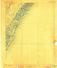 Sea Isle New Jersey Historical topographic map, 1:62500 scale, 15 X 15 Minute, Year 1894