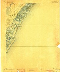Sea Isle New Jersey Historical topographic map, 1:62500 scale, 15 X 15 Minute, Year 1894
