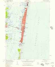 Seaside Park New Jersey Historical topographic map, 1:24000 scale, 7.5 X 7.5 Minute, Year 1953
