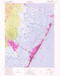 Ship Bottom New Jersey Historical topographic map, 1:24000 scale, 7.5 X 7.5 Minute, Year 1952