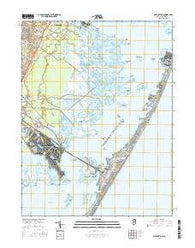 Ship Bottom New Jersey Current topographic map, 1:24000 scale, 7.5 X 7.5 Minute, Year 2016