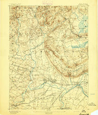 Somerville New Jersey Historical topographic map, 1:62500 scale, 15 X 15 Minute, Year 1893
