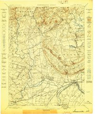 Somerville New Jersey Historical topographic map, 1:62500 scale, 15 X 15 Minute, Year 1898
