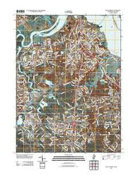 South Amboy New Jersey Historical topographic map, 1:24000 scale, 7.5 X 7.5 Minute, Year 2011