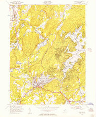 Stanhope New Jersey Historical topographic map, 1:24000 scale, 7.5 X 7.5 Minute, Year 1954