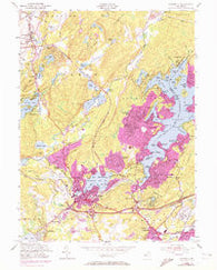 Stanhope New Jersey Historical topographic map, 1:24000 scale, 7.5 X 7.5 Minute, Year 1954
