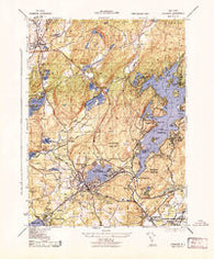 Stanhope New Jersey Historical topographic map, 1:31680 scale, 7.5 X 7.5 Minute, Year 1943