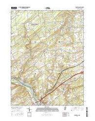 Stockton New Jersey Current topographic map, 1:24000 scale, 7.5 X 7.5 Minute, Year 2016