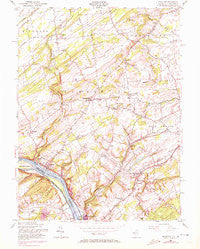 Stockton New Jersey Historical topographic map, 1:24000 scale, 7.5 X 7.5 Minute, Year 1954