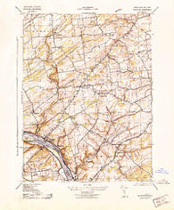 Stockton New Jersey Historical topographic map, 1:31680 scale, 7.5 X 7.5 Minute, Year 1943
