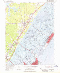 Stone Harbor New Jersey Historical topographic map, 1:24000 scale, 7.5 X 7.5 Minute, Year 1955