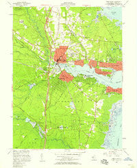 Toms River New Jersey Historical topographic map, 1:24000 scale, 7.5 X 7.5 Minute, Year 1953