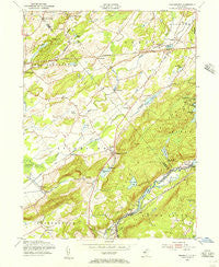 Tranquility New Jersey Historical topographic map, 1:24000 scale, 7.5 X 7.5 Minute, Year 1954