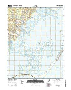 Tuckerton New Jersey Historical topographic map, 1:24000 scale, 7.5 X 7.5 Minute, Year 2014