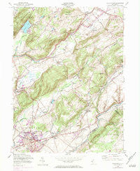 Washington New Jersey Historical topographic map, 1:24000 scale, 7.5 X 7.5 Minute, Year 1954