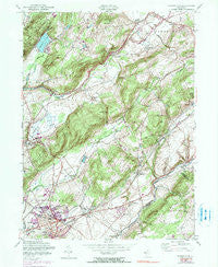 Washington New Jersey Historical topographic map, 1:24000 scale, 7.5 X 7.5 Minute, Year 1954