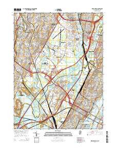 Weehawken New Jersey Historical topographic map, 1:24000 scale, 7.5 X 7.5 Minute, Year 2014