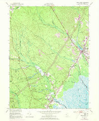 West Creek New Jersey Historical topographic map, 1:24000 scale, 7.5 X 7.5 Minute, Year 1951