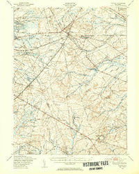 Whiting New Jersey Historical topographic map, 1:62500 scale, 15 X 15 Minute, Year 1949