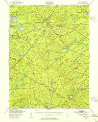 Whiting New Jersey Historical topographic map, 1:62500 scale, 15 X 15 Minute, Year 1949