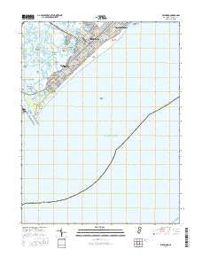Wildwood New Jersey Current topographic map, 1:24000 scale, 7.5 X 7.5 Minute, Year 2016