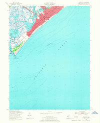 Wildwood New Jersey Historical topographic map, 1:24000 scale, 7.5 X 7.5 Minute, Year 1955