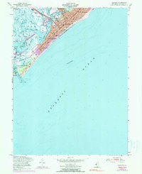 Wildwood New Jersey Historical topographic map, 1:24000 scale, 7.5 X 7.5 Minute, Year 1955