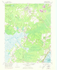 Woodbine New Jersey Historical topographic map, 1:24000 scale, 7.5 X 7.5 Minute, Year 1958