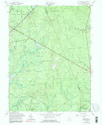 Woodmansie New Jersey Historical topographic map, 1:24000 scale, 7.5 X 7.5 Minute, Year 1957