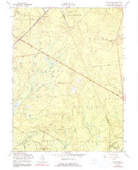 Woodmansie New Jersey Historical topographic map, 1:24000 scale, 7.5 X 7.5 Minute, Year 1957