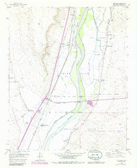 Abeytas New Mexico Historical topographic map, 1:24000 scale, 7.5 X 7.5 Minute, Year 1952