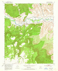 Abiquiu New Mexico Historical topographic map, 1:24000 scale, 7.5 X 7.5 Minute, Year 1953