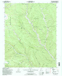 Abreu Canyon New Mexico Historical topographic map, 1:24000 scale, 7.5 X 7.5 Minute, Year 1995