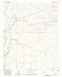 Acme New Mexico Historical topographic map, 1:24000 scale, 7.5 X 7.5 Minute, Year 1962