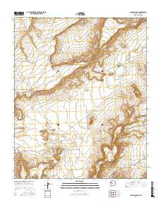 Acoma Pueblo New Mexico Current topographic map, 1:24000 scale, 7.5 X 7.5 Minute, Year 2017